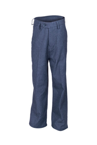 Flat Front Grey School Trousers
